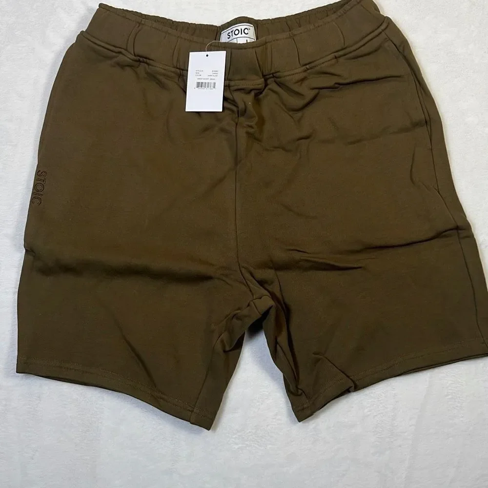 Stoic Sweat Short casual |lounge |gym |walking‎ shorts-NWT-Mens Large